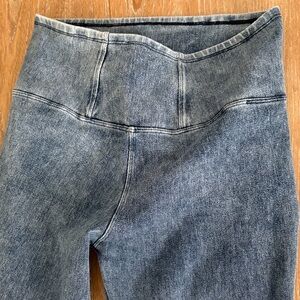 High-Waisted Blue Denim Jeans